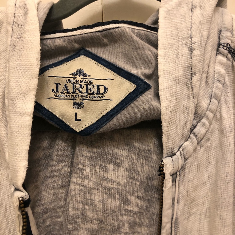 Rugged Bleach-Washed Zip Up Hoodie